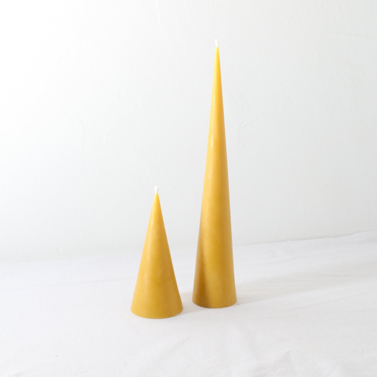 Double Cone Beeswax Candles