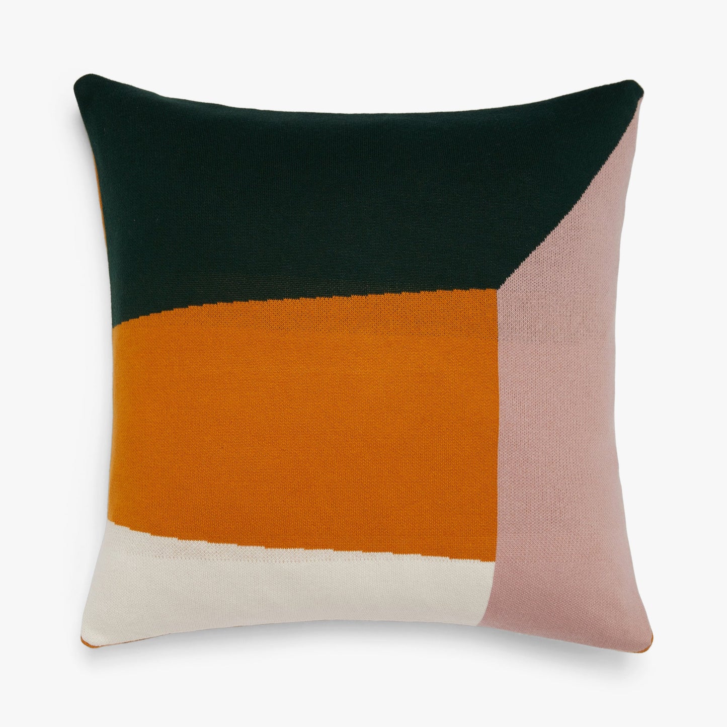 Land Pillow Cover Pink & Green