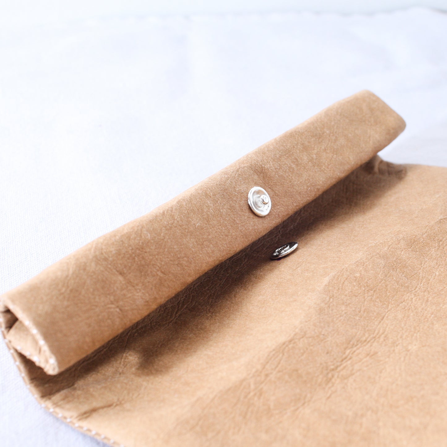 Washable Vegan Leather Snack Bag