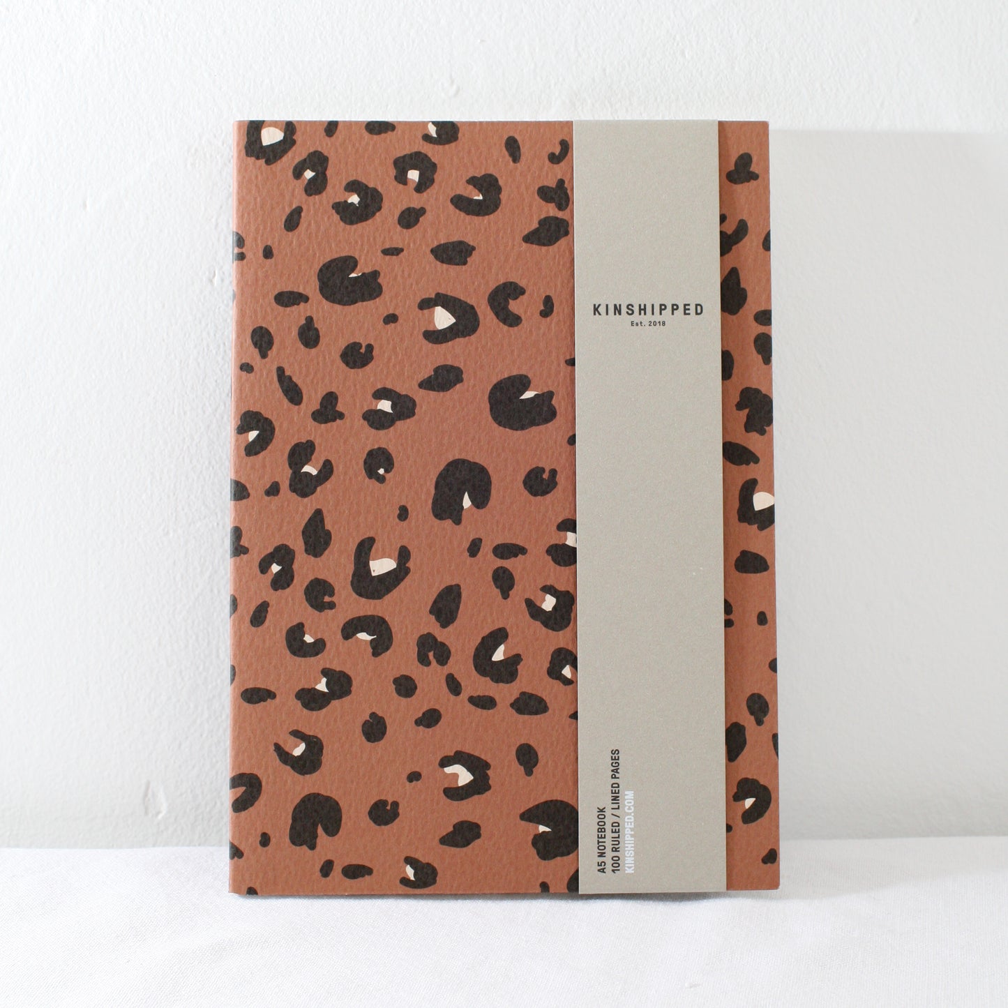 A5 Notebook Cinnamon Leopard
