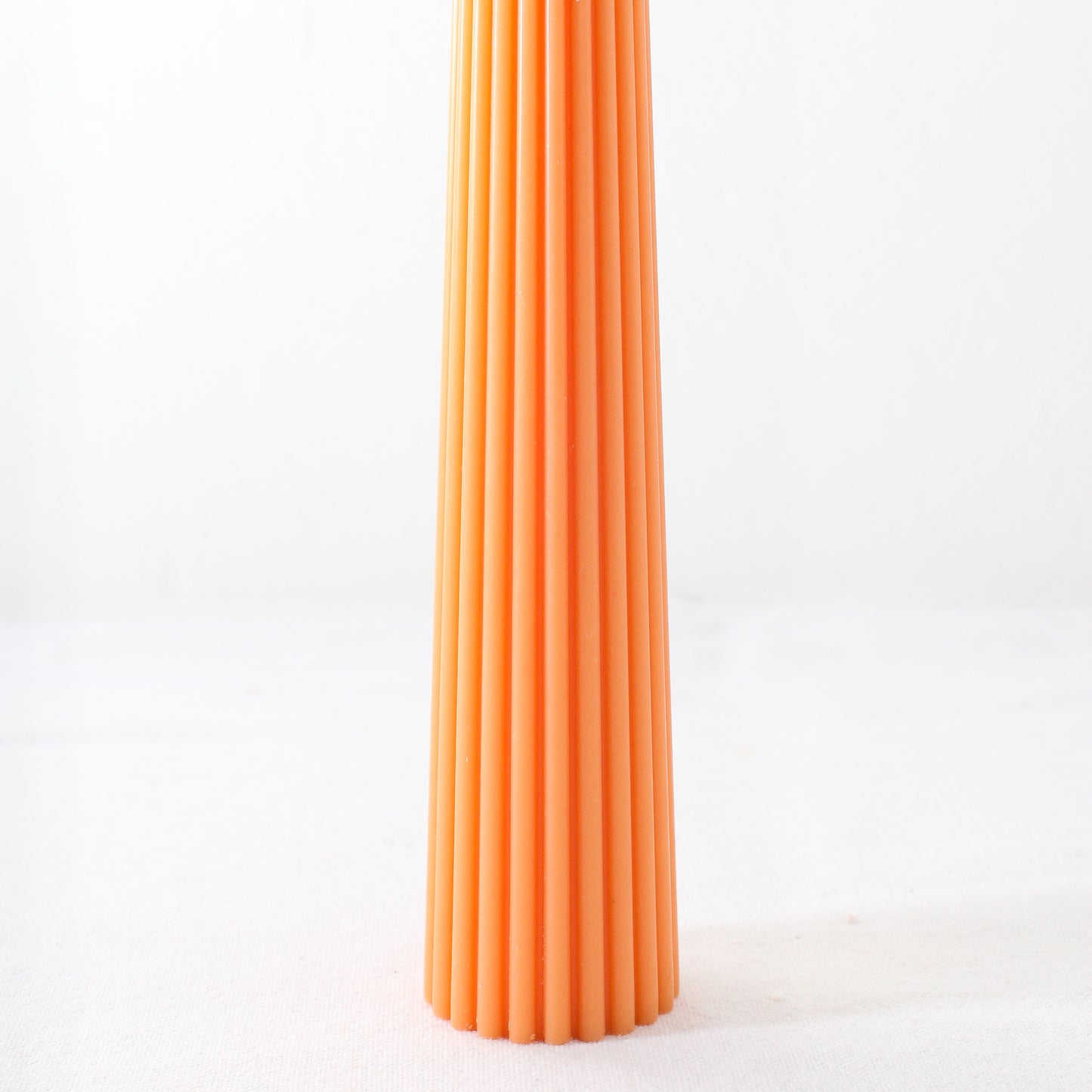 Ribbed Taper Candle