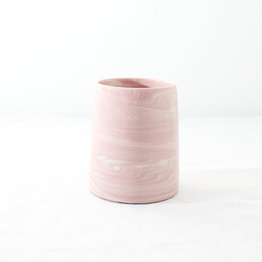 Pink Marble Porcelain Cup