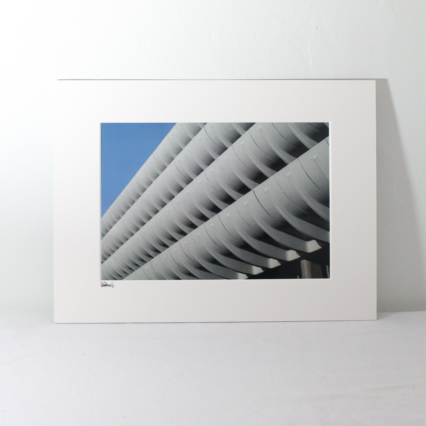 A mounted picture of Preston bus station