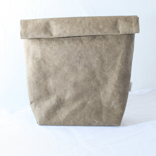 Washable Vegan Leather Lunch Bag