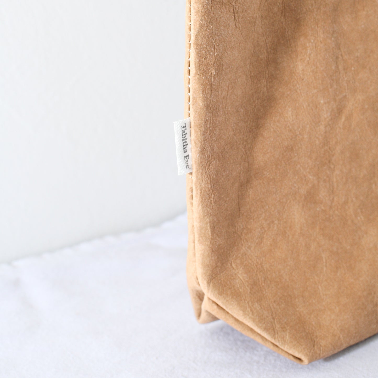 Washable Vegan Leather Lunch Bag